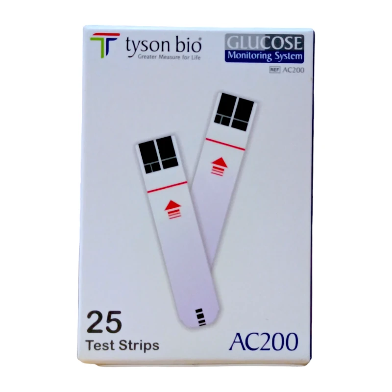 Tyson Bio AC200 Blood Glucose Test Strips