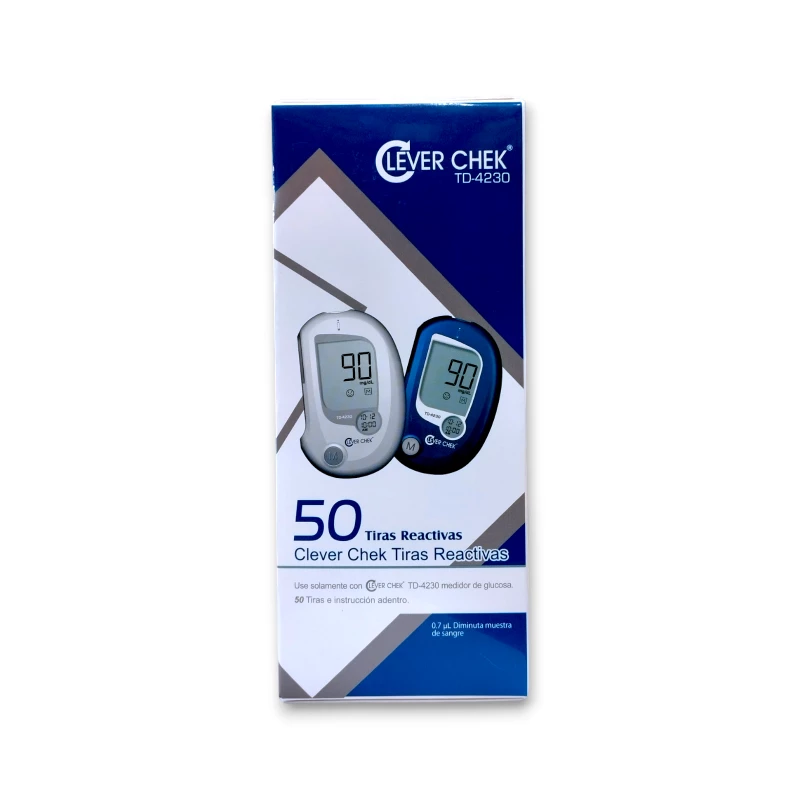 Clever Chek TD-4230 Blood Glucose Test Strips (50pcs)