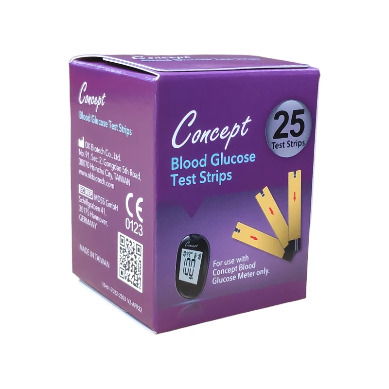 OKmeter Concept Blood Glucose Test Strips