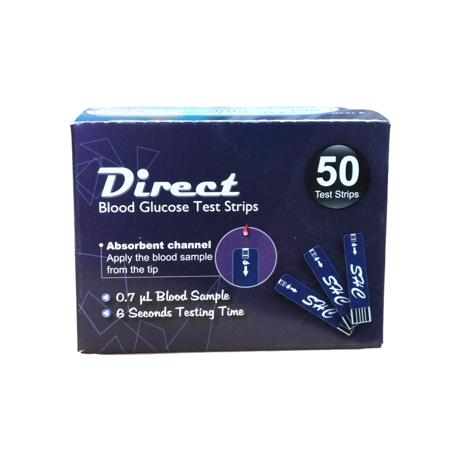 Direct Blood Glucose Test Strips