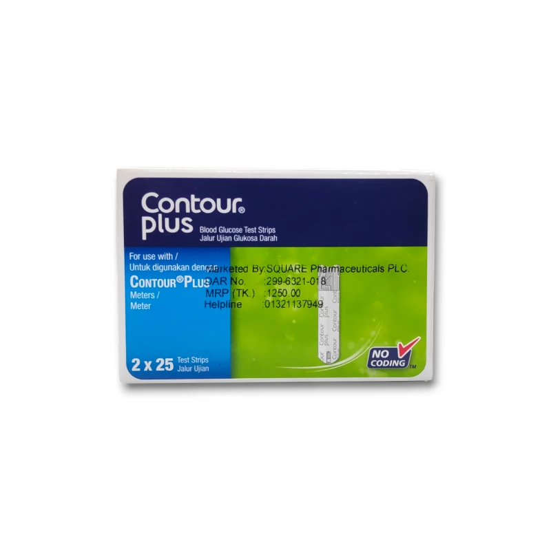 Contour Plus Blood Glucose Test Strips